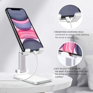 Phone Holder Stand iPhone iPad Adjustable Desktop Tablet Universal Table Stand
